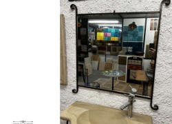 Προσφορά Μεταλλικός Κρεμαστός Τετράγωνος Καθρέπτης 80,00€