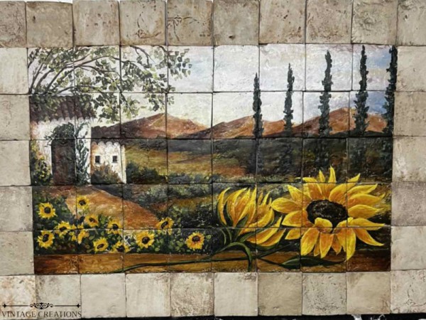 Πλακάκια Χειροποίητα Παράσταση Σχέδιο Εξοχή Μοναδική Προσφορά 300,00€