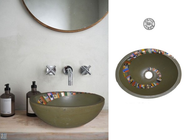 Προσφορά Χειροποίητος Νεροχύτης Οβάλ Μπάνιου Με Σχέδιο 100,00 Euro