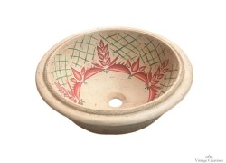 Στρογγυλός travertino νιπτήρας με σχέδιο τιμή προσφοράς 150,00 €  