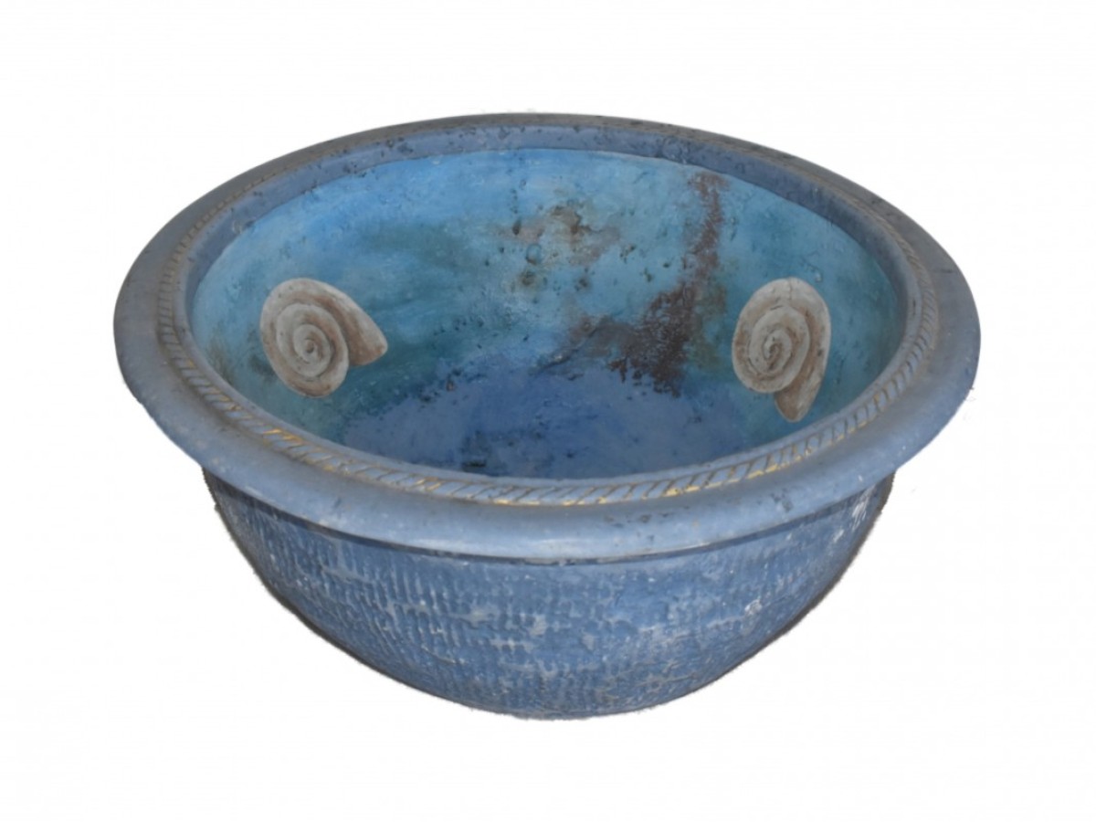 Σούπερ Προσφορά Χειροποίητος Νιπτήρας Ζωγραφικός Blu  140,00 €