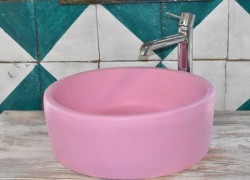 Travertino Νιπτήρας Μπάνιου Ροζ Παστέλ Προσφορά Τιμή 100,00 €