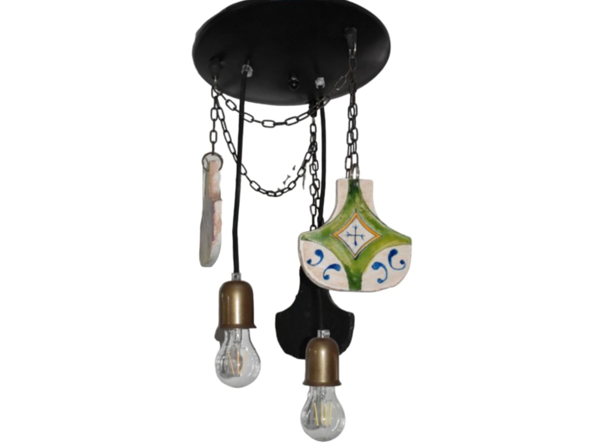 Vintage Χειροποίητο Οροφής Φωτιστικό Σοφία  Προσφορά 100,00 € 