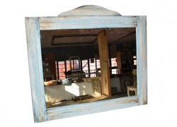 Ξύλινος Παλαιωμένος Καθρέπτης Τιμή Προσφοράς 90,00 €