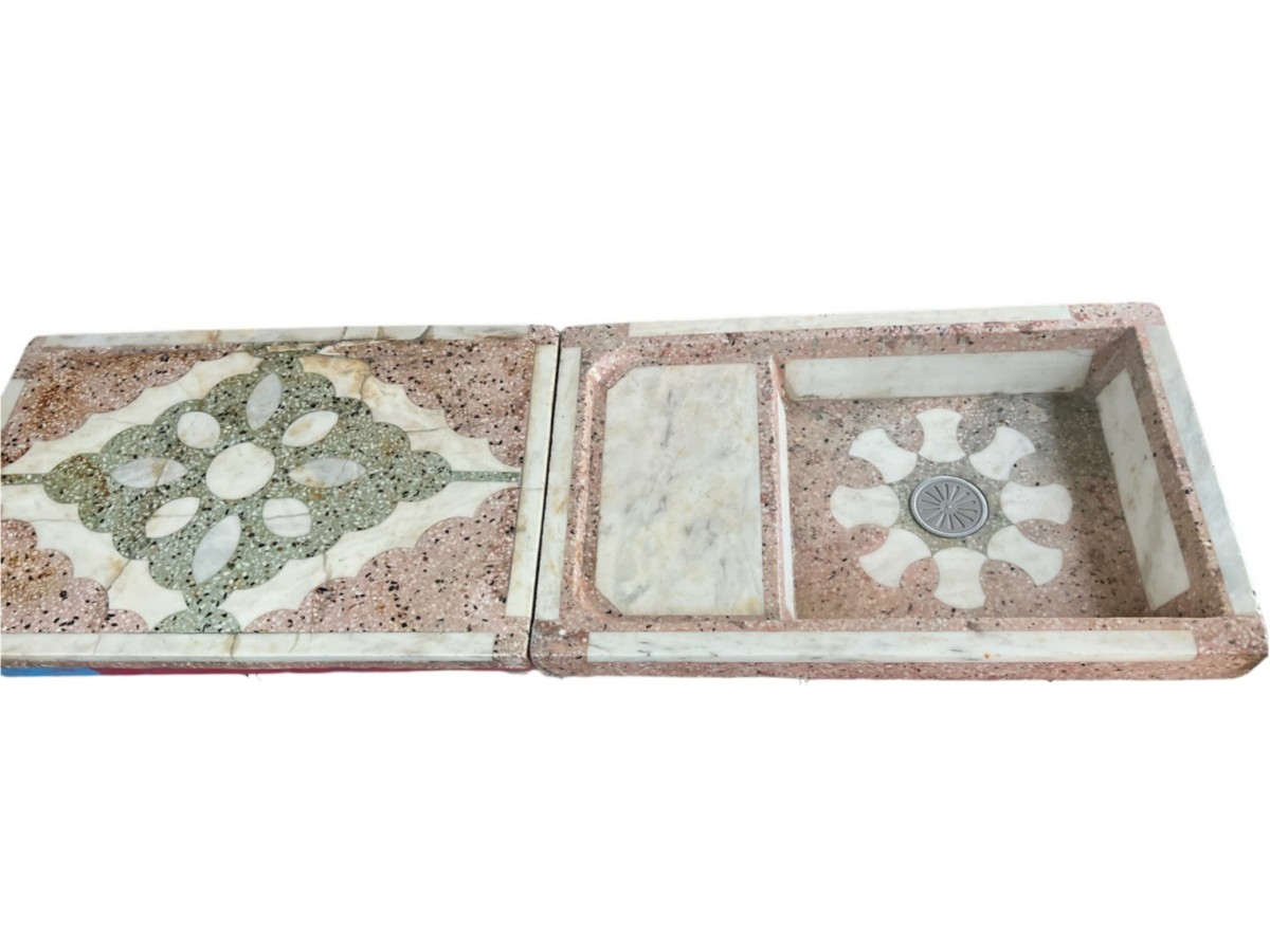 Ανακατασκευασμένος παλαιός μωσαϊκός  νιπτήρας σε προσφορά 190,00 €