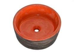 Ειδική Προσφορά χειροποίητου δίχρωμου νιπτήρα Μπάνιου 110,00 €