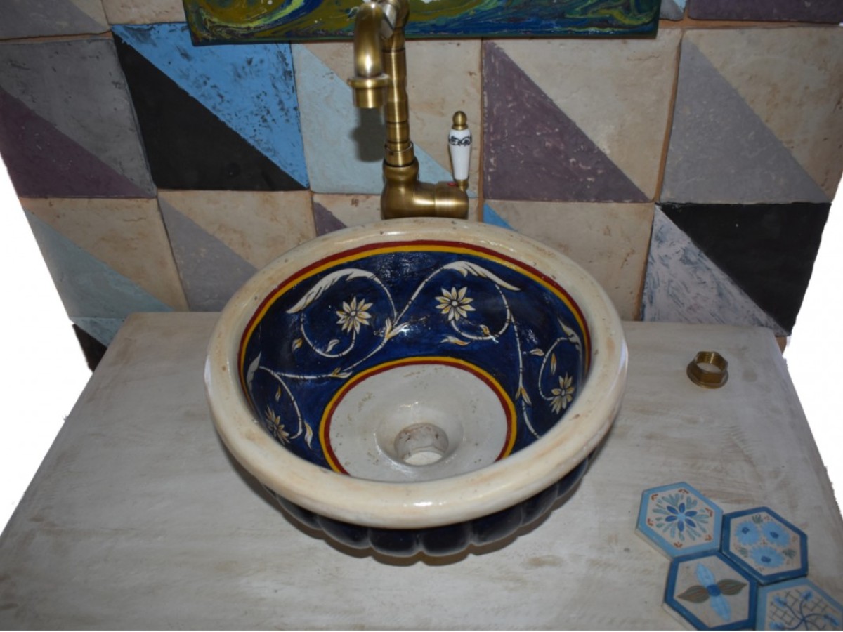 Φλώρα Νιπτήρας Μπάνιου Χειροποίητος Super Προσφορά 160,00  €