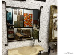 Προσφορά Μεταλλικός Κρεμαστός Τετράγωνος Καθρέπτης 80,00€