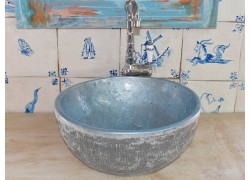 Προσφορά Χειροποίητος Επιτραπέζιος Νεροχύτης Δίχρωμος Στην Τιμή 90,00 €