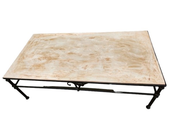 Τραπέζι Σαλονιού Βεράντας Με Πέτρα Travertino Ειδική Προσφορά 240,00 €
