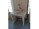 Handmade Solid Travertine Stone Bathroom Furniture Neda