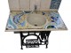 Handmade Bathroom Furniture Furniture With Mosaic Pattern Dolphins