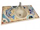 Handmade Bathroom Furniture Furniture With Mosaic Pattern Dolphins