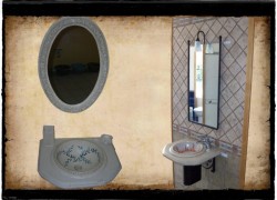 Membership wc travertine sink Artemis