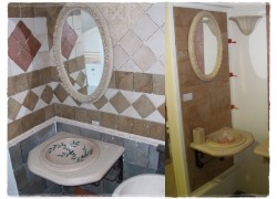 Membership wc travertine sink Artemis