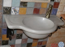 Travertino Μπάνιου Νεροχύτες Πάγκοι Δελφοί 