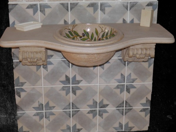 Χειροποίητες Κονσόλες Νιπτήρα Μπάνιου Αφροδίτη.