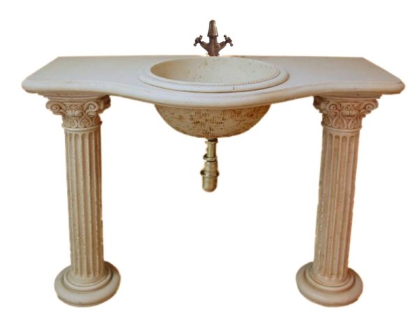 Χειροποίητη Κονσόλα Νιπτήρα Μπάνιου Δίας.